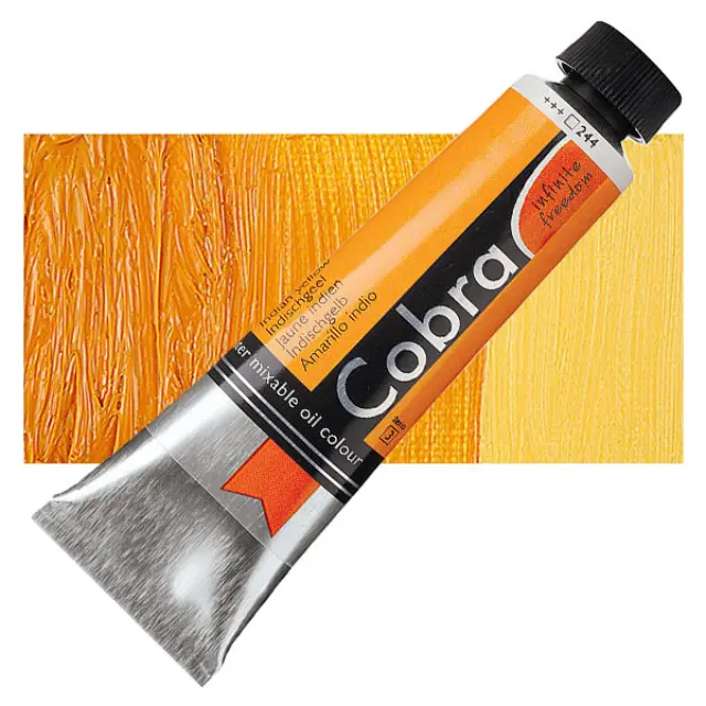 Λάδι Νερού Talens Cobra - 244 Indian Yellow - 40ml