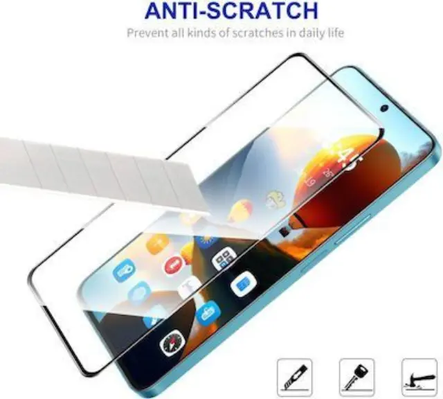 Tempered Glass Full Cover για Xiaomi 14T/14T Pro- Black OEM 2