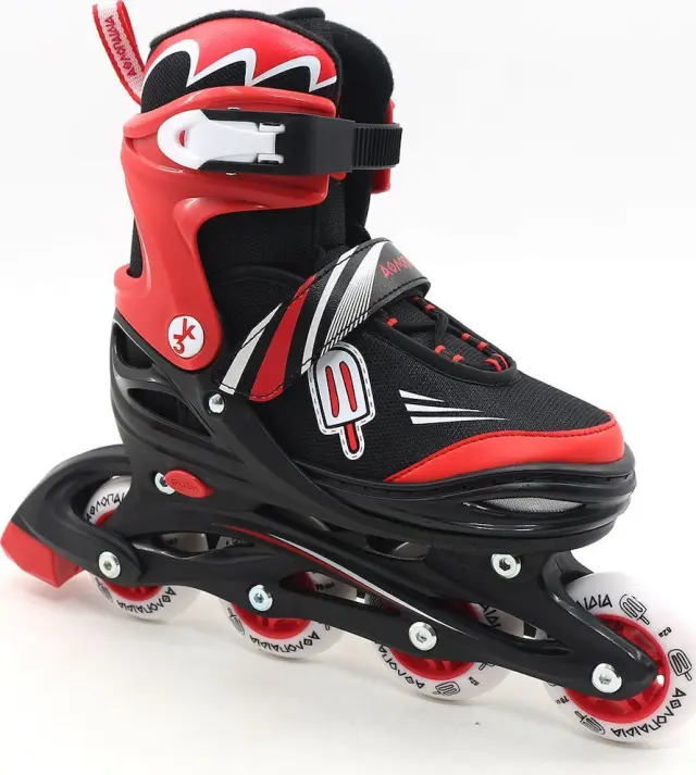 ΑΘΛΟΠΑΙΔΙΑ Inline Αυξομειούμενα Rollers Πολύχρωμα 3 σε 1 Παιδικά (002.10320-Α) - 38-41 2