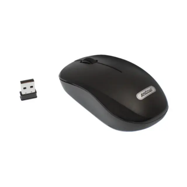 Andowl QM68 Ασύρματο Ποντίκι Μαύρο 2