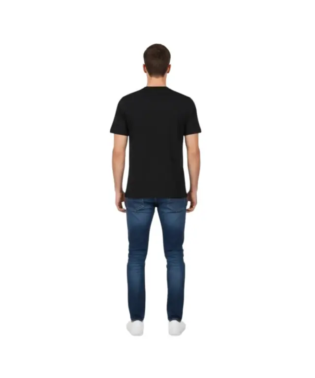 North Sails - Ανδρικό T-shirt Κοντομάνικο 996042-000-0999 Μαύρο 3