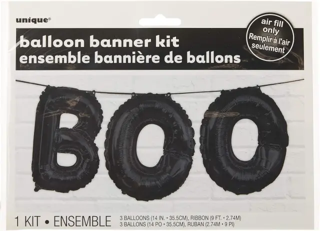 Γιρλάντα με Φοιλ Γράμματα BOO