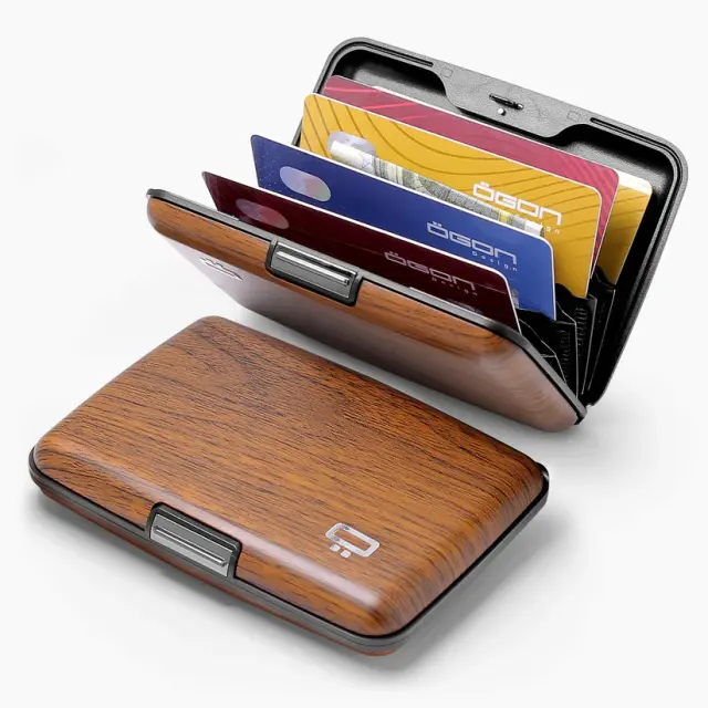 Ogon Πορτοφόλι Αλουμινίου & Θήκη Καρτών / Aluminium V2 Smart Case Wallet: Sequoia Effect 2