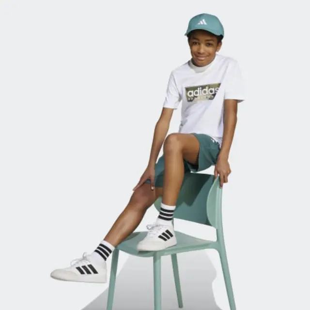 Adidas Camo Linear Graphic Tee Kids	JX6871 - 140 3