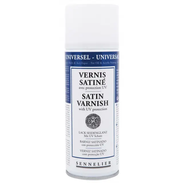 Sennelier Σπρέι Βερνίκι Σατινέ ANTI UV - 400ml