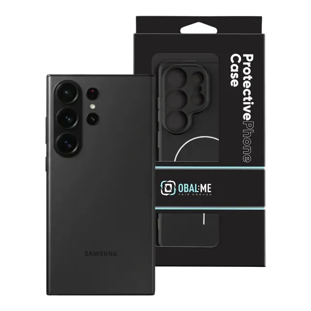 OBAL:ME MagNetix Matte TPU Cover for Samsung Galaxy S26 Ultra Black 3