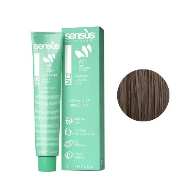 Sensus MC2 Permanent Hair Color 6.00 Intense Dark Blonde 100ml - (μόνιμη βαφή χωρίς αμμωνία έντονο ξανθό σκούρο)
