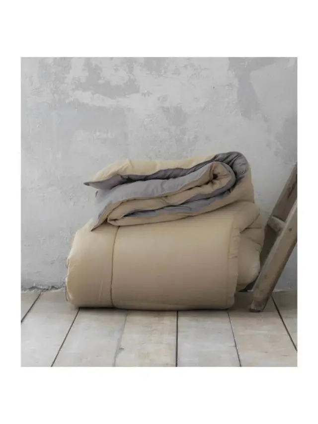 Nima Home Σετ Παπλωματοθήκη Μονή Abalone - Beige / Gray Μπεζ, Γκρι