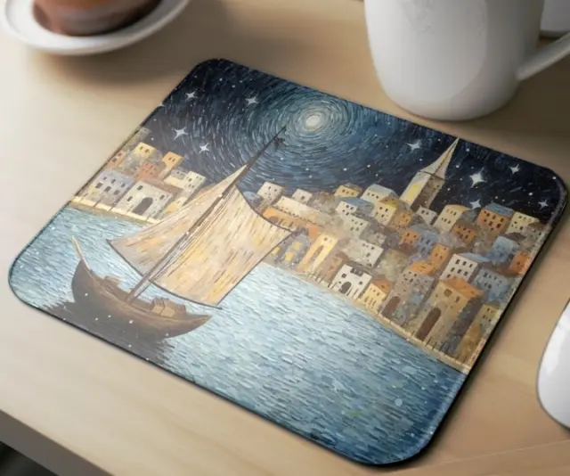 Mousepad ( still van gogh -30 ) Διαστάσεις: 23cm(μήκος) x 20cm (ύψος) 2