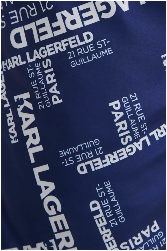 Karl Lagerfeld - Ανδρικό Μαγιό Σορτς KL20MBM08-NAVY Μπλε - S 2