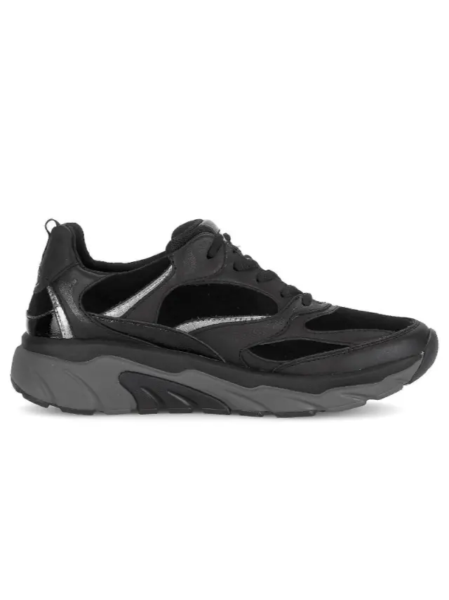 Gabor Sneakers Γυναικείο δέρμα/δέρμα Nubuck Μαύρο GAB/76936 47-SCHWARZ 3