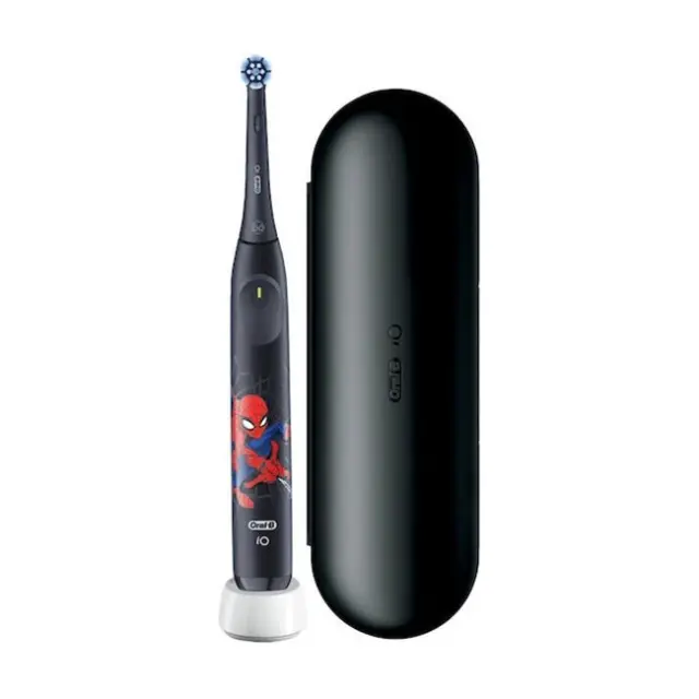 Oral-B Ηλεκτρική Οδοντόβουρτσα iO Kids Spiderman 6+ with Case Black (932820)