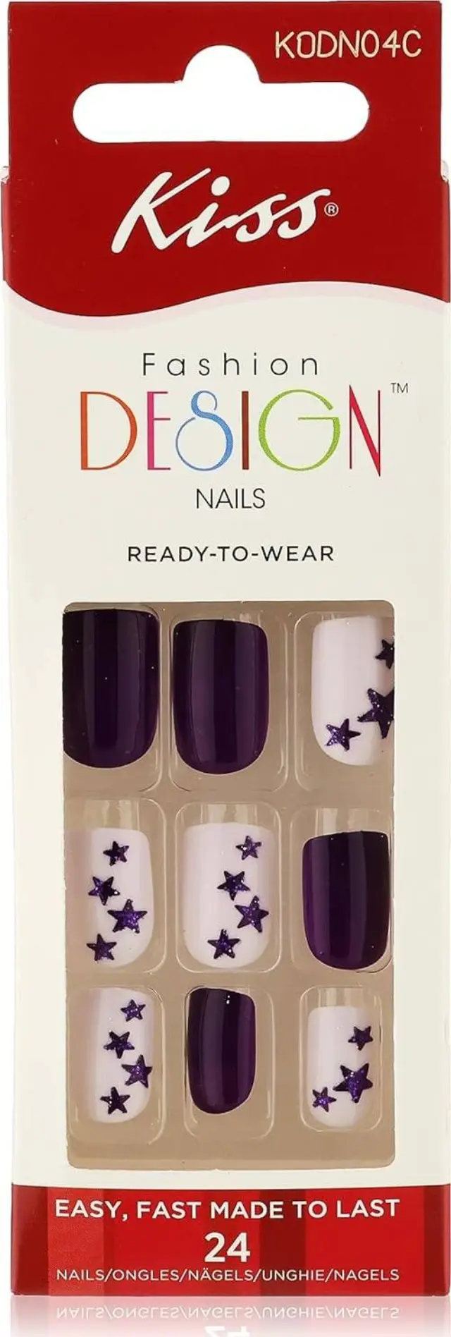 Kiss Design Nails Star Spangled 24τμχ