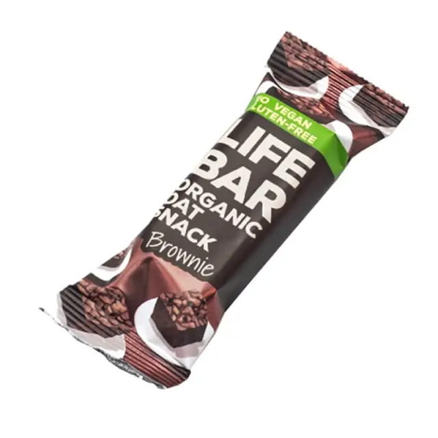 Lifebar Μπάρα Βρώμης Dark Chocolate Hazelnut Χωρίς Γλουτένη (40γρ)