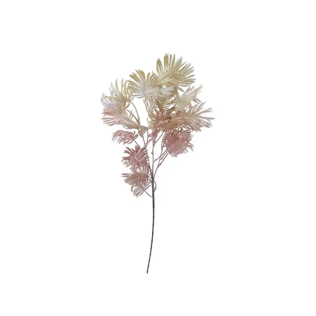 Κλαδί φοίνικα, τεχνητό κλαδί σομόν, 78cm