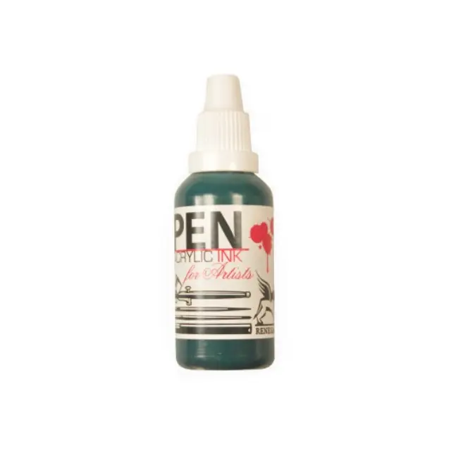 Μελάνι για αερογράφο PEN Acrilic Ink 35ml, Phthalo Green, Renesans