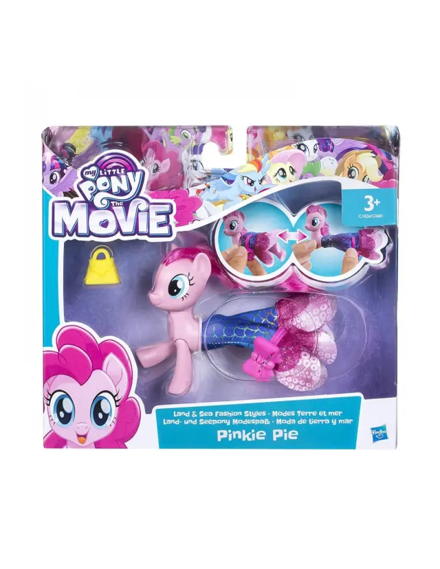 Hasbro My Little Pony The Movie Pinkie Pie Land Και Sea Fashion Styles C1826
