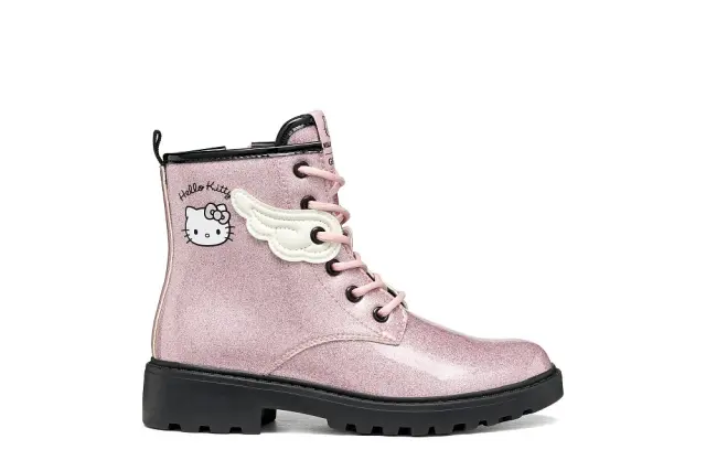 Παιδικό Παπούτσι για Κορίτσι Geox J Casey Girl x Hello Kitty (Μεγέθη 28-36) ΡΟΖ