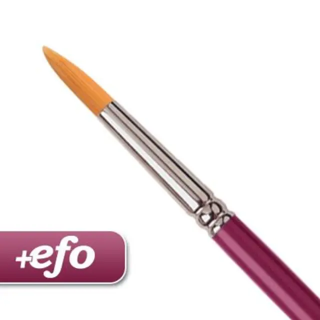 Πινέλο +Efo Συνθετικό Στρόγγυλο 602-06