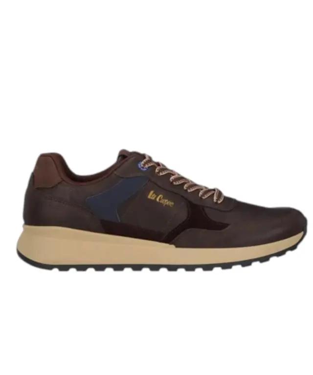 Lee Cooper - Ανδρικά Sneakers Liverpool LCM628110-COFFEE Καφέ - 42