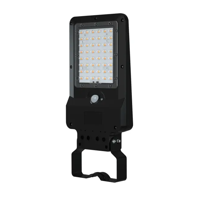 ΗΛΙΑΚΟ ΦΩΤΙΣΤΙΚΟ ΟΔΙΚΟΥ ΔΙΚΤΥΟΥ LED SMD ACA ORVEL12CCT ΜΑΥΡΟ 12W 3000K/4000K/6500K 1900LM 3CCT PIR IP65 / ORVEL12CCT 2
