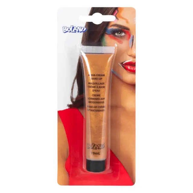 Αποκριάτικο Αξεσουάρ Σωληνάριο Makeup Χρυσό 19ml (Bolland) (C-344998)