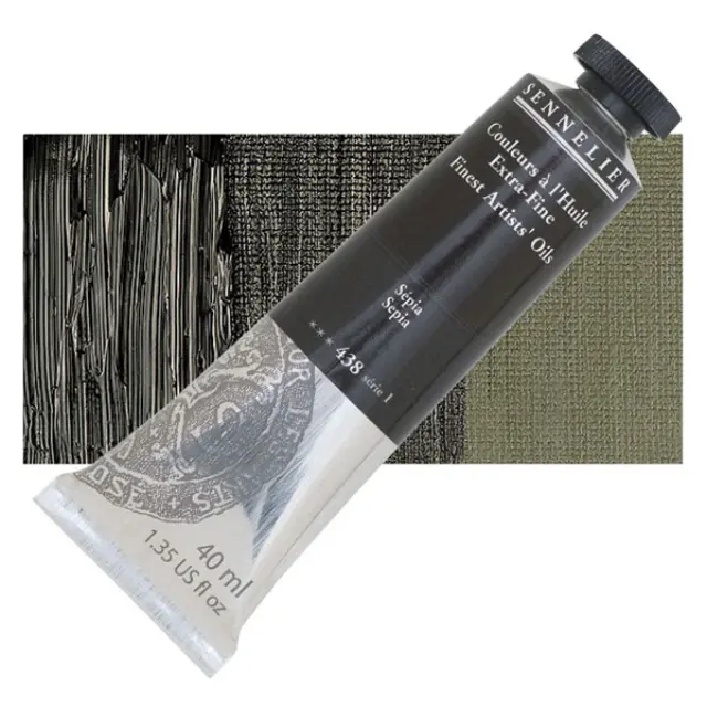 Sennelier Λάδι Finest Artists Oil 438 Sepia - 40ml