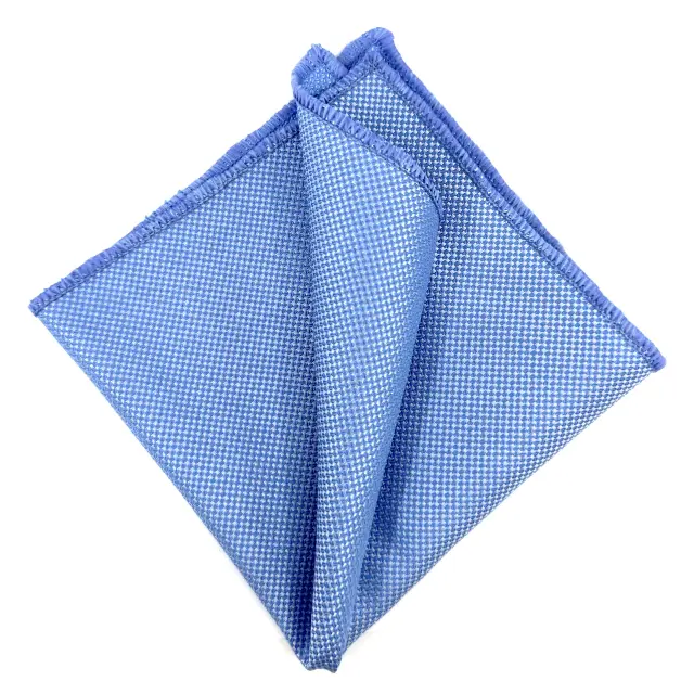 Σιέλ Μαντήλι Τσέπης με Γαζί 26*26cm