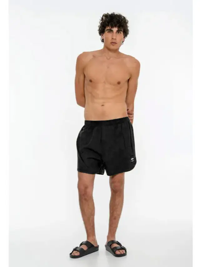 Body Talk Swimwear Swim Trunks Black 1261-954844 - XL