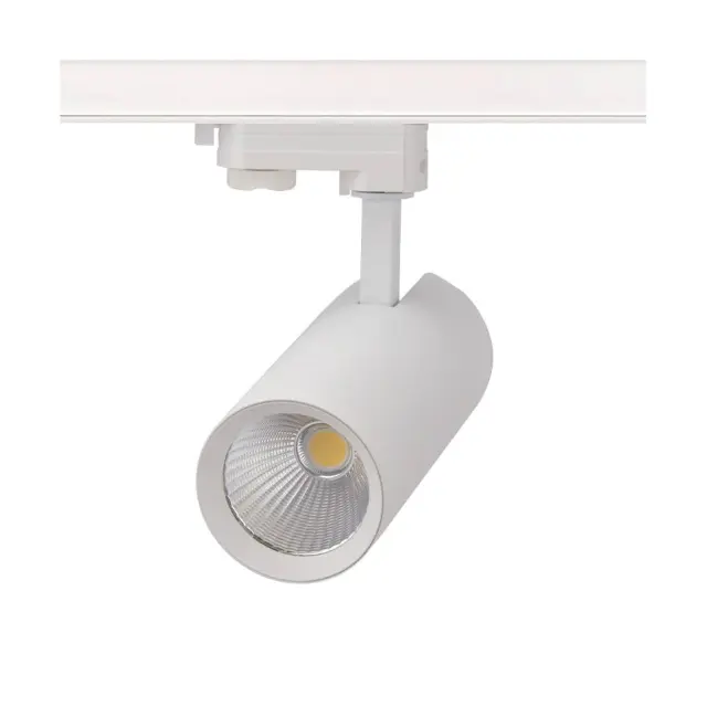 LED ΦΩΤΙΣΤΙΚΟ ΡΑΓΑΣ 230V AC 27W 4000K 3-PHASE 36° 3150LM Ra80 Φ74x170mm 5YRS ΛΕΥΚΟ / SOLINE2740W4