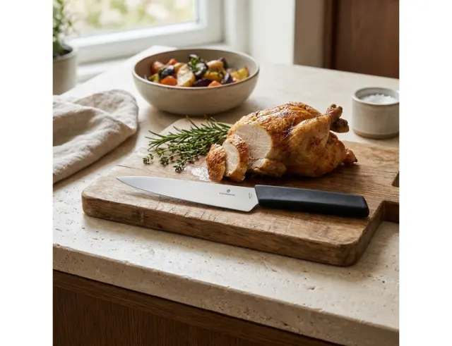 Μαχαίρι Carving Victorinox Swiss Modern με μήκος λεπίδας 19cm - Black6.9013.19B