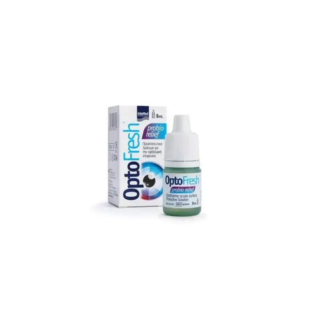 Intermed OptoFresh Probio Relief Οφθαλμικές Σταγόνες για Προστασία από Ξηροφθαλμία, 8ml