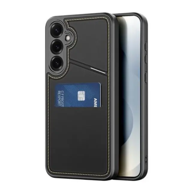 Θήκη Δερμάτινη Dux Ducis Samsung Galaxy S25 Plus 5G 3 σε 1 Magnetic με Stand Rafi II Μαύρο N67401