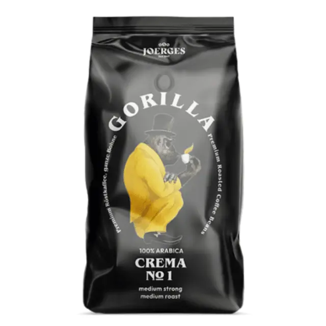 Gorilla Καφές Espresso Arabica Crema No.1 σε Κόκκους 1kg