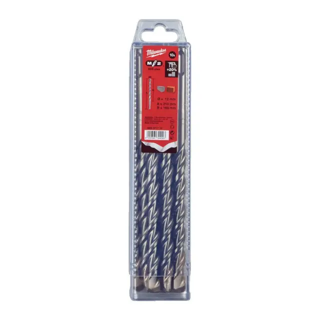 Milwaukee 4932371710 - ΤΡΥΠΑΝΙΑ SDS PLUS SET 10τμχ 12x210 MW 3