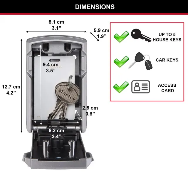 Master Lock 5441EURD - Κλειδοθήκη Select access 5441 smart με bluetooth 2
