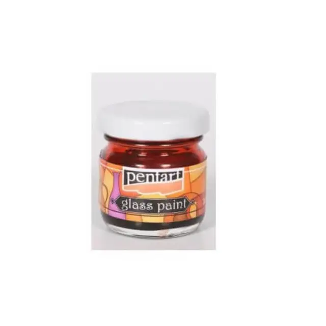Χρώμα για Γυαλί διάφανο 30ml Pentart- Πορτοκαλί