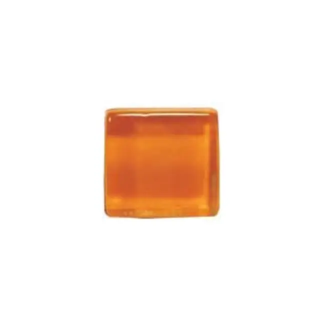 Γυάλινες Ψηφίδες Soft Glass - Orange - 10x10mm - 200gr
