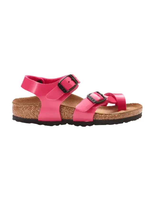 Birkenstock Πέδιλα Παιδικό Birko-Flor Patent(Ανθεκτικό Υλικό Της Birkenstock-Επιτρέπει Την Επαφή Με Το Νερό) Ροζ BIR/TAORMINA KIDS 311293 L/PINK 3