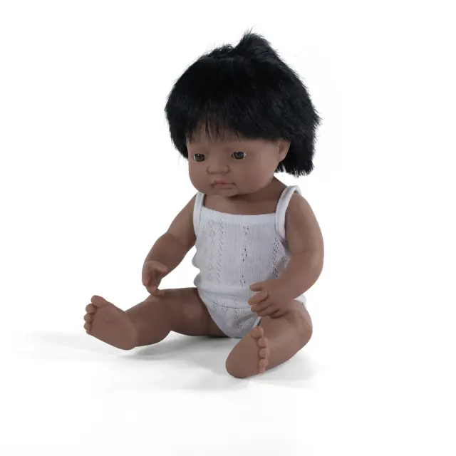 MINILAND DOLLS MINILAND ΚΟΥΚΛΑ ΛΑΤΙΝΟΣ 38 CM ΜΕ ΕΣΩΡΟΥΧΑ