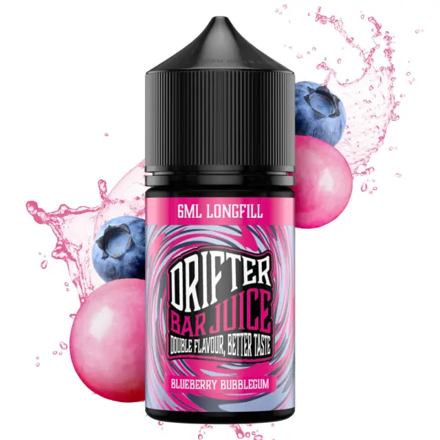 Blueberry Bubblegum 6ml (30ml) - Drifter Bar Juice Flavorshots