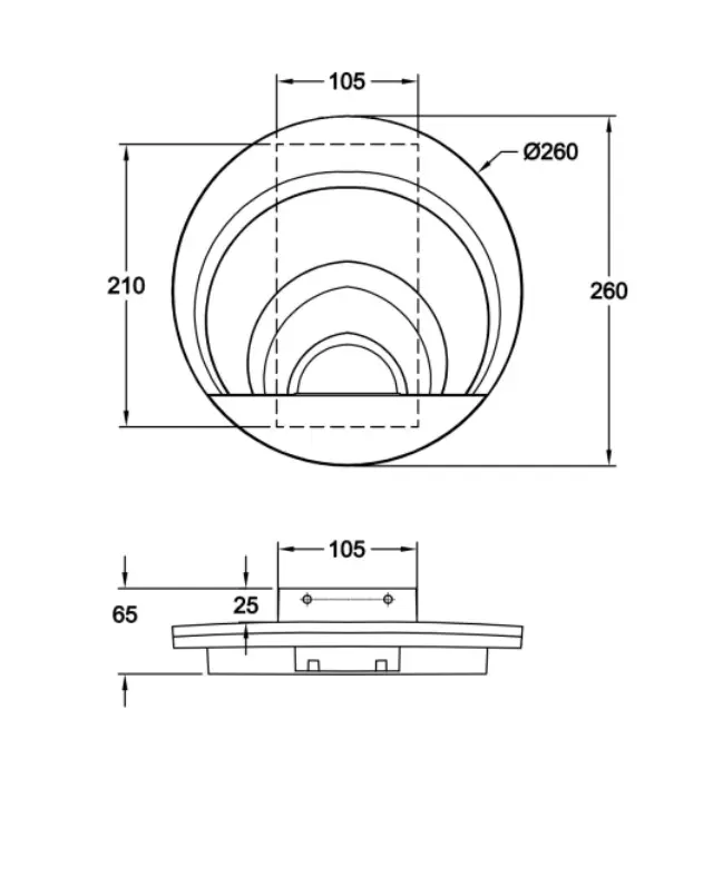 Sunrise 3523-21 φωτιστικό απλίκα Ø26cm Χρυσό 3