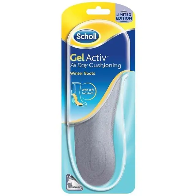 Dr Scholl Gel Activ Boots Πάτοι Υποστήριξης του Πέλματος για Χειμερινές Μπότες 1 ζευγάρι 2