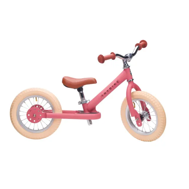 Trybike Ποδήλατο Ισορροπίας Ροζ Ματ (15+ μηνών) TBS-2-PNK-M-VIN 2