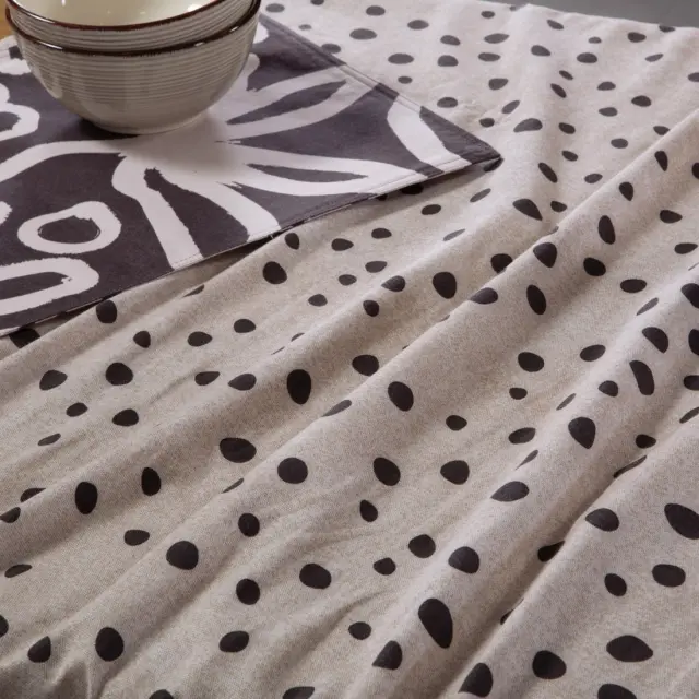 Τραπεζομάντηλο Trust 140x140 Nef Nef Homeware, 50% BAMB-50% ΠΟΛ - BEIGE (040774) 2