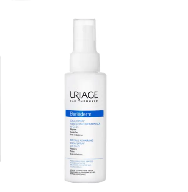 Uriage Bariederm Drying Repairing Cica-Spray Ξηραντικό Σπρέυ Επανόρθωσης 100ml