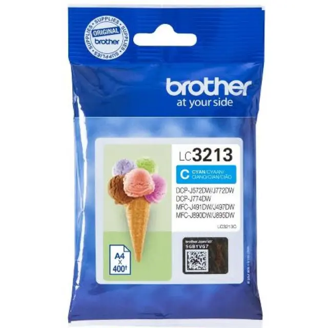 Brother Μελάνι Inkjet LC-3213C Cyan (LC-3213C) (BRO-LC-3213C)