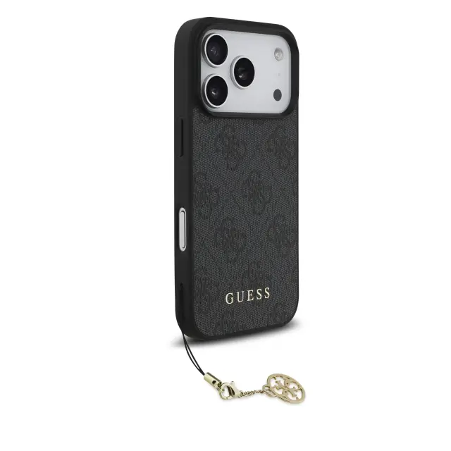 Guess 4G Charm MagSafe Case for iPhone 17 Pro Tone on Tone Grey 3
