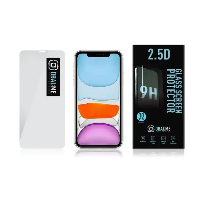 OBAL:ME Multipack 2.5D Glass Screen Protector for Apple iPhone 11/XR Clear (10 τεμάχια) 3
