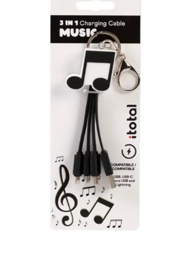 ΚΑΛΩΔΙΟ i-TOTAL XL2748A ASSORTED 3 in 1 Μουσική Νότα